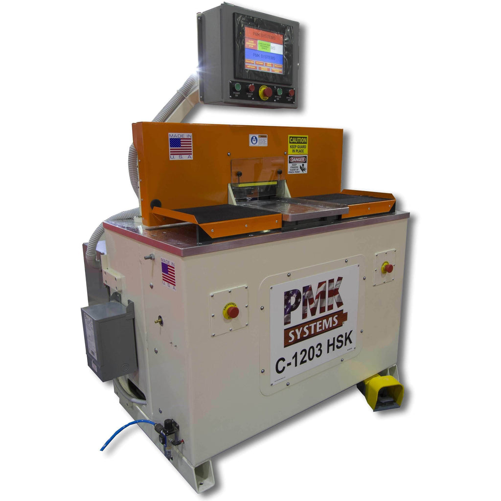 Large Coping Machine PMK Systems Coping Machine NEW C-1203 PLC / HSK with Quick Change Spin