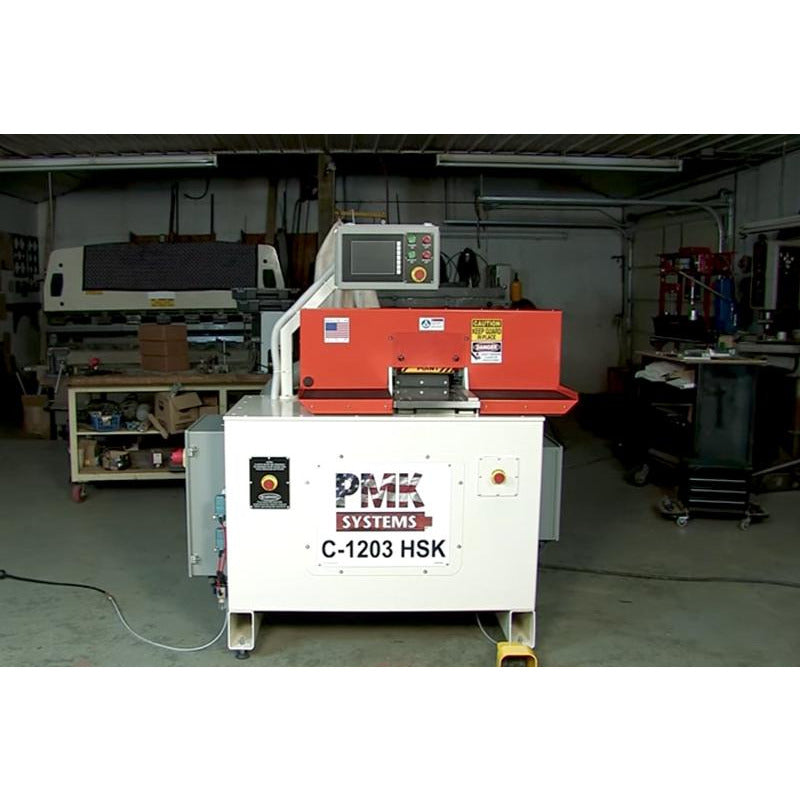 PMK Systems Coping Machine NEW C-1203 PLC / HSK with Quick Change Spin
