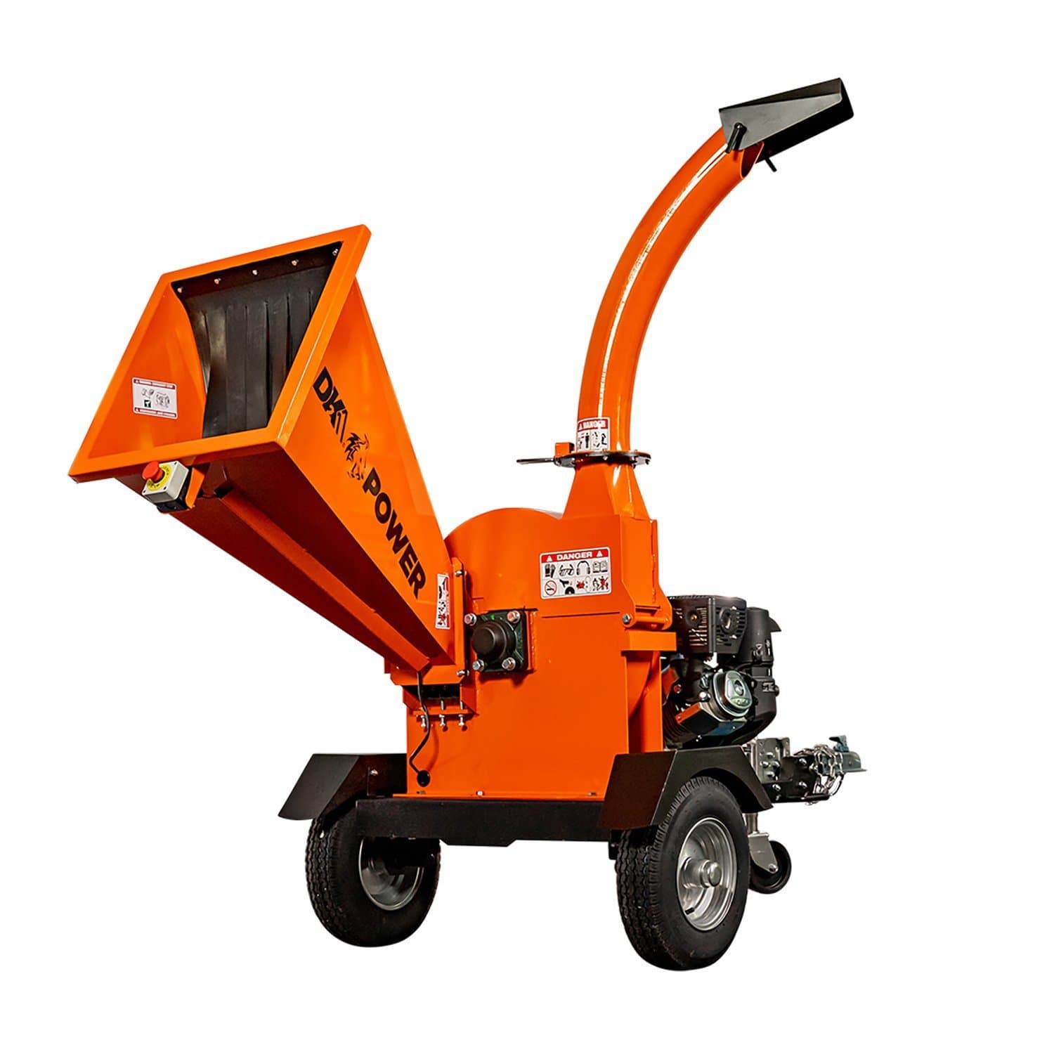 DK2 4 Inch Wood Chipper - High Speed Disc - OPC514 With Trailer