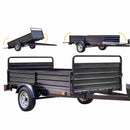 Dk2 5FT X 7FT SINGLE AXLE UTILITY TRAILER KIT - BLACK MMT5X7