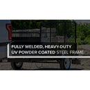 DK2 5FT X 7FT SINGLE AXLE UTILITY TRAILER KIT WITH DRIVE UP GATE - BLACK