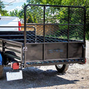 DK2 5FT X 7FT SINGLE AXLE UTILITY TRAILER KIT WITH DRIVE UP GATE - BLACK