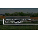 DK2 5FT X 7FT SINGLE AXLE UTILITY TRAILER KIT WITH DRIVE UP GATE - GALVANIZED MMT5X7G-DUG