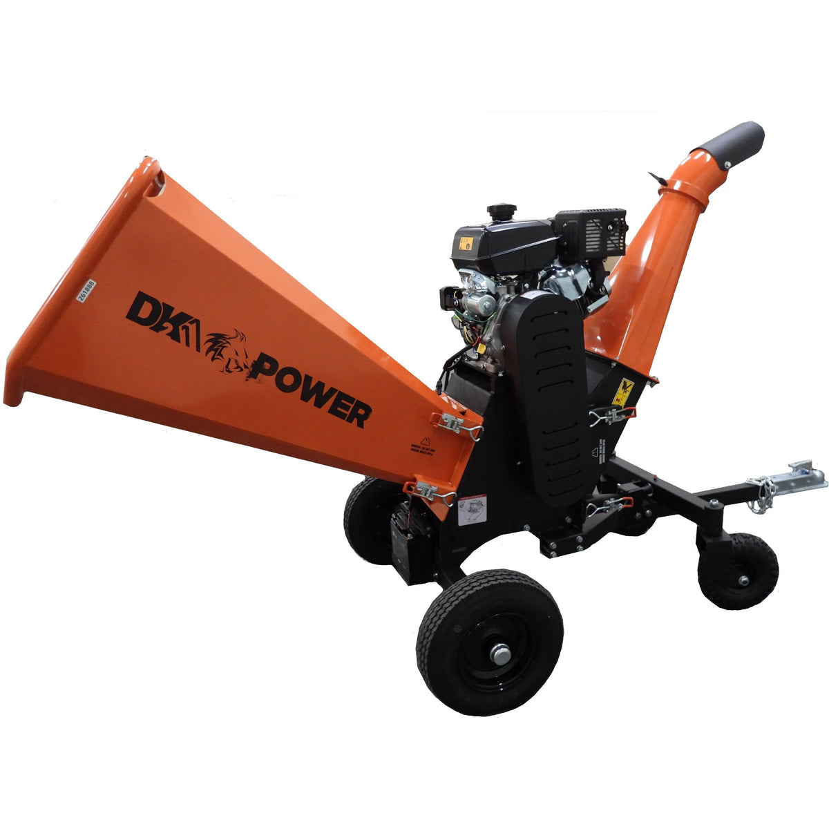 Dk2 6” Kinetic Cyclonic Chipper, Electric Start 3600 Rpm 14