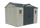 Duramax 10.5 x 8 Shed Apex Pro w/fndtn, 2 windows & side door 40116