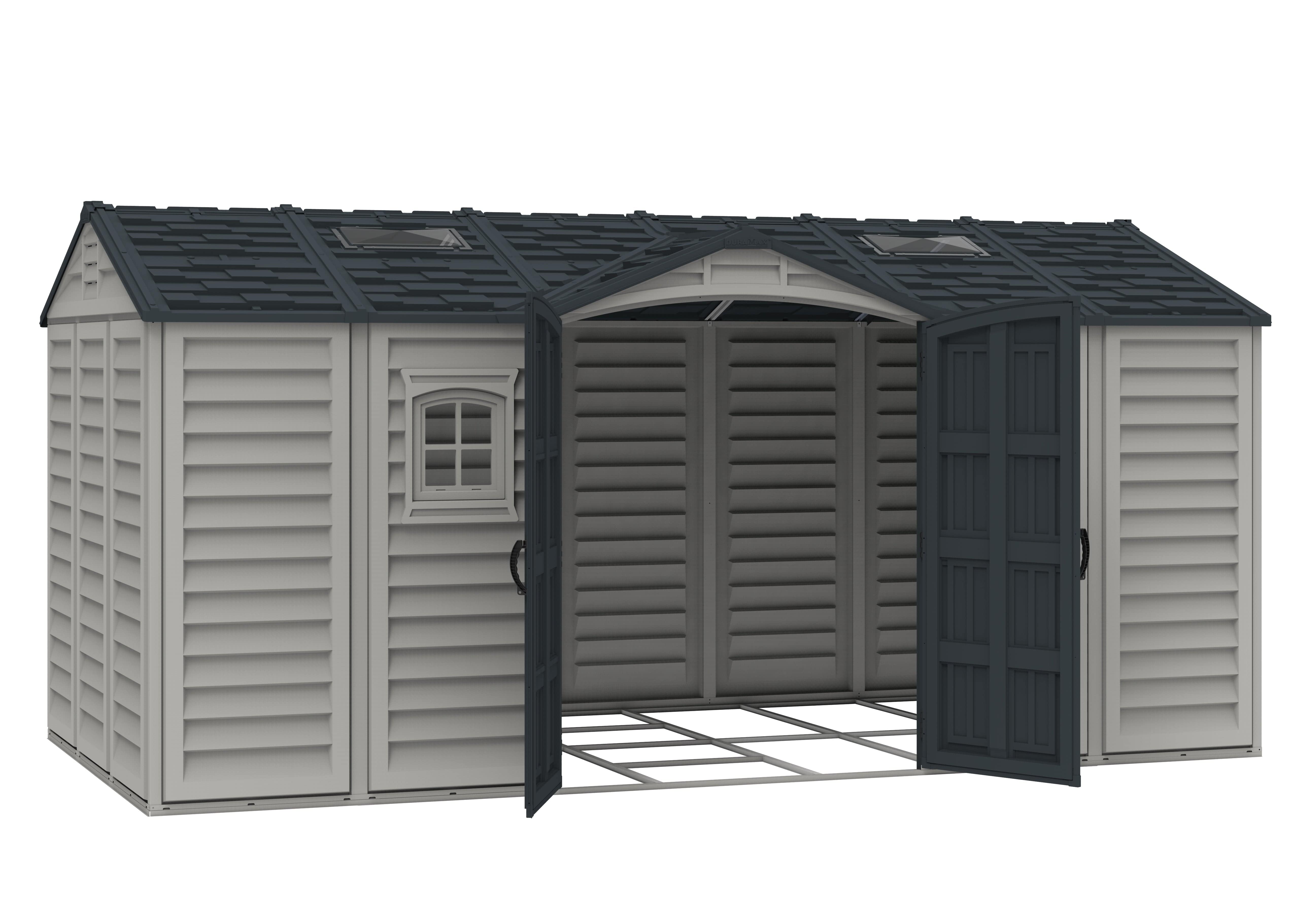 Apex Pro Shed w/foundation, 2 windows & side door