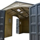 Duramax 15 x 8 Apex Pro Shed w/foundation, 2 windows & side door 40216