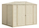 Duramax Duramate 8x5.3 Vinyl Shed w/ Foundation 00184