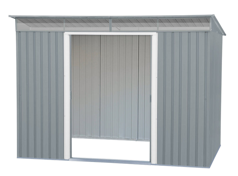 Duramax Pent Roof 8x6 Metal Shed w/ Skylight 20552