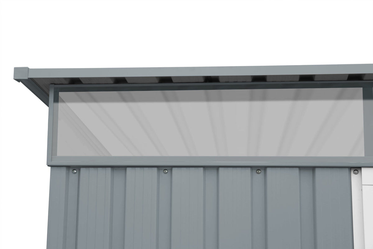 Duramax Pent Roof 8x6 Metal Shed w/ Skylight