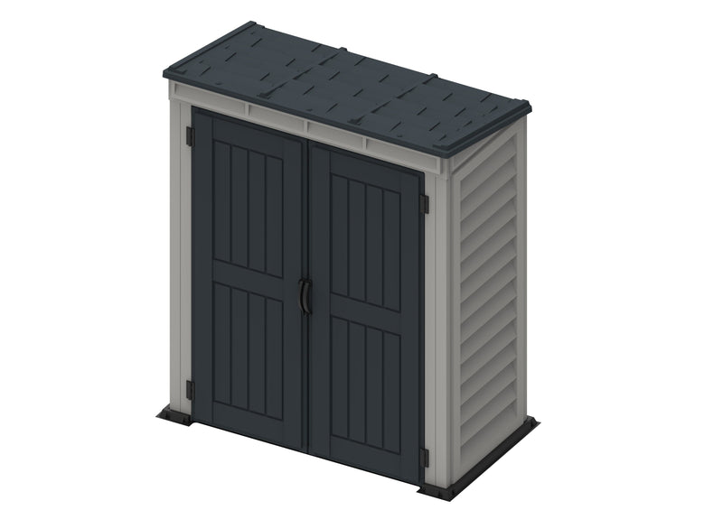 Duramax YardMate Plus Pent 5'x 3' Gray Shed w/ Floor 05325