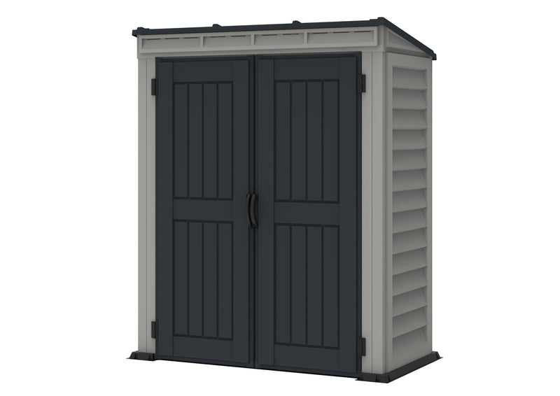 Duramax YardMate Plus Pent 5'x 3' Gray Shed w/ Floor 05325