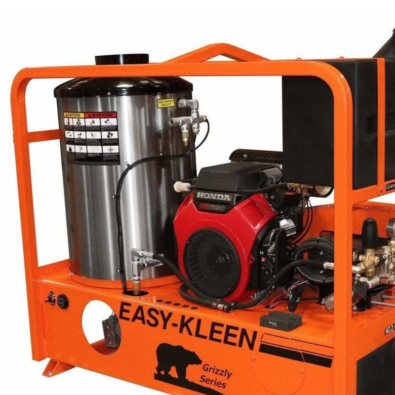 Easy-Kleen 5000 PSI (Gas-Hot Water) Belt Drive Skid Pressure Washer w/ Honda Engine - EZO5005G-H