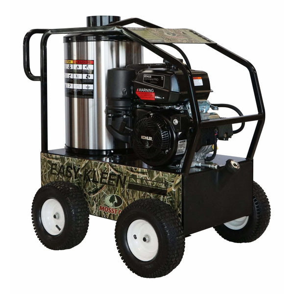 Easy-Kleen Commercial Hot Water Gas-Oil Fired Pressure Washer, 3.5 GPM, 4000 psi, 14 hp Kohler, Direct Drive - EZO4035G-K-GP-12
