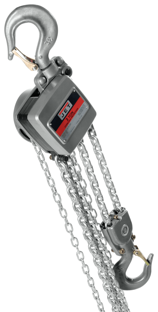 JET 3-Ton Aluminum Hand Chain Hoist with 30ft of Lift | AL100-300-30 JET-133330