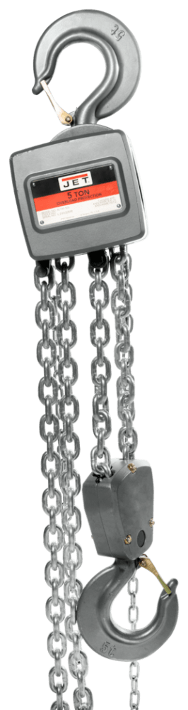 JET 5-Ton Aluminum Hand Chain Hoist with 20ft of Lift | AL100-500-20 JET-133520