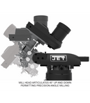 JET Elite ETM-949 Mill with X-Axis JET Powerfeed and USA Made Air Draw Bar JET-894104