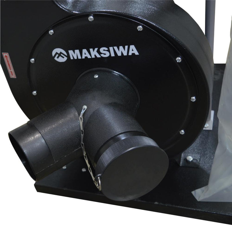 Maksiwa Dust Collector 2hp - 2 Entries - 1 Phase 110/220