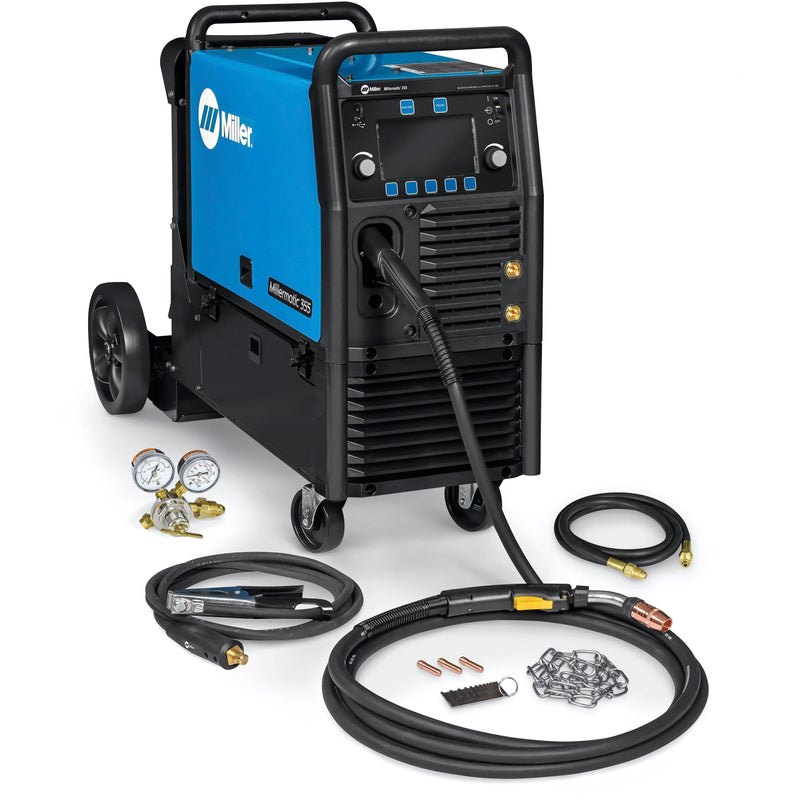 Miller Millermatic 355 Pulse Capable MIG Welder with EZ-Latch Cart- 951926 MIL951926