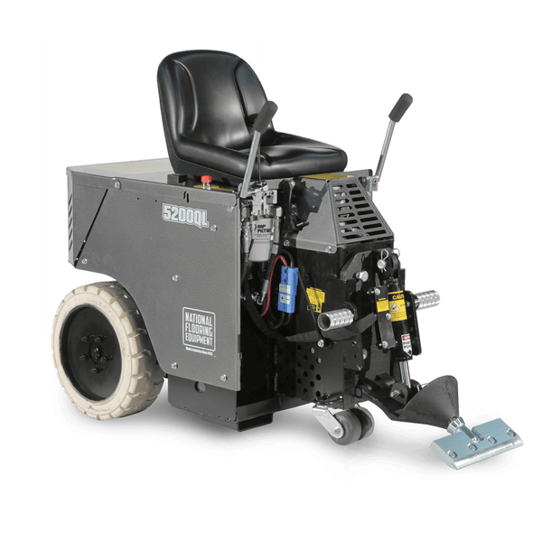 National Equipment 5200QL Ride-on Floor Scraper, Quick Load 120 Volt Charger - 5200QL