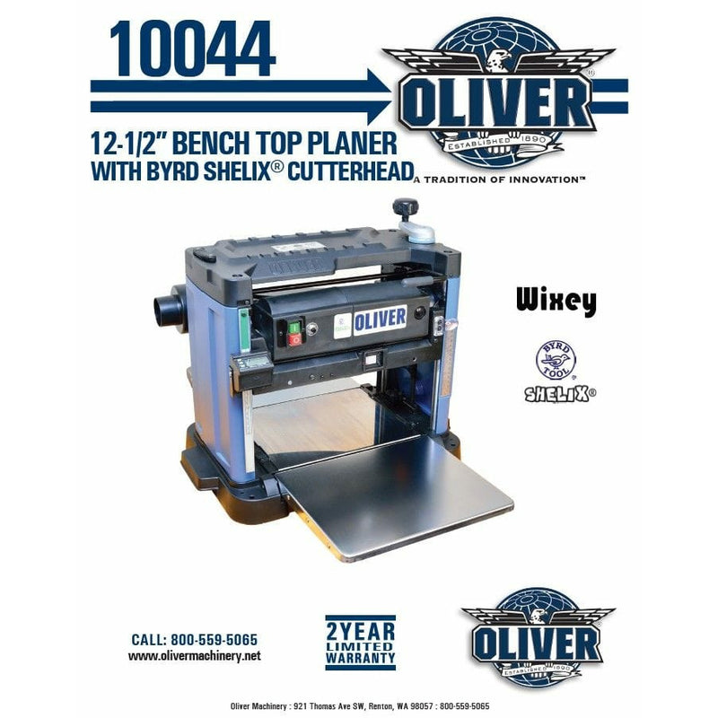 Oliver Machinery 12-1/2" Thickness Planer - 10044 0044.201