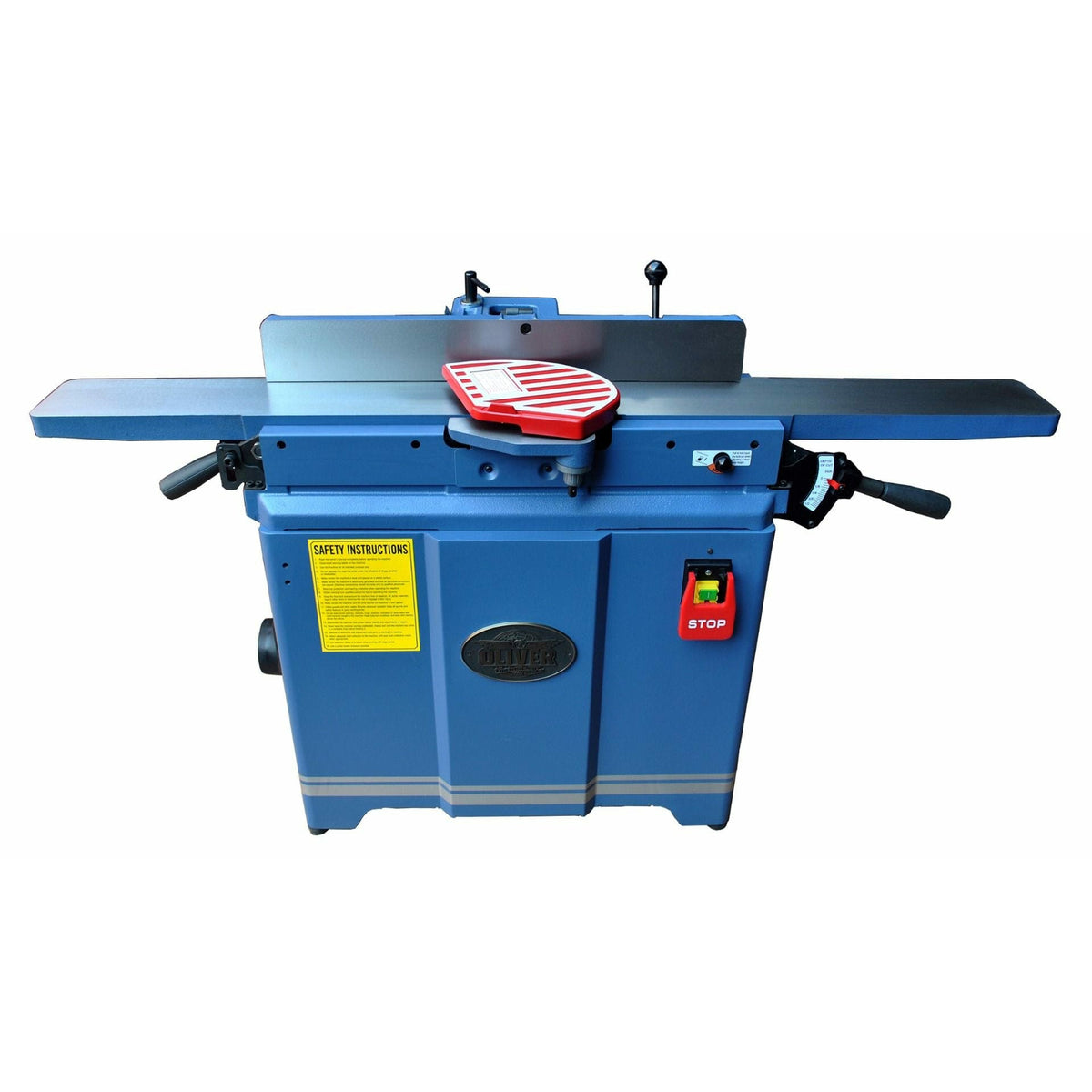 Buy Oliver Machinery 1HP Single Phase 6 Parallelogram Jointer with 4 Sided Insert Helical Cutterhead 4225 Online