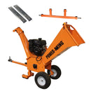 PowerKing (4") 9.5HP Kohler Tow-Behind Wood Chipper Shredder w/ Free Wheel Base Extension & 2 Blades - PK0903 PK0903