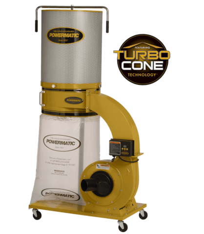 Powermatic PM1300TX-CK Dust Collector, 1.75HP 1PH 115/230V, 2-Micron Canister Kit PWM-1791079K