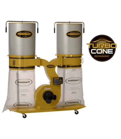 Powermatic PM1900TX-CK1 Dust Collector, 3HP 1PH 230V, 2-Micron Canister Kit PWM-1792072K