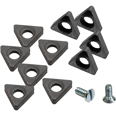 Ranger 10 Positive Rake Carbide Cutting Tips With 2 Screws, Fits RL-8500 & RL-8500XLT -  5150099