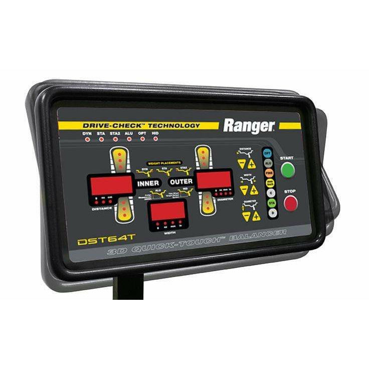 Ranger DST-64T 3D Quick-Touch DataWand Wheel Balancer 36mm Shaft Gray-Yellow - 5140152