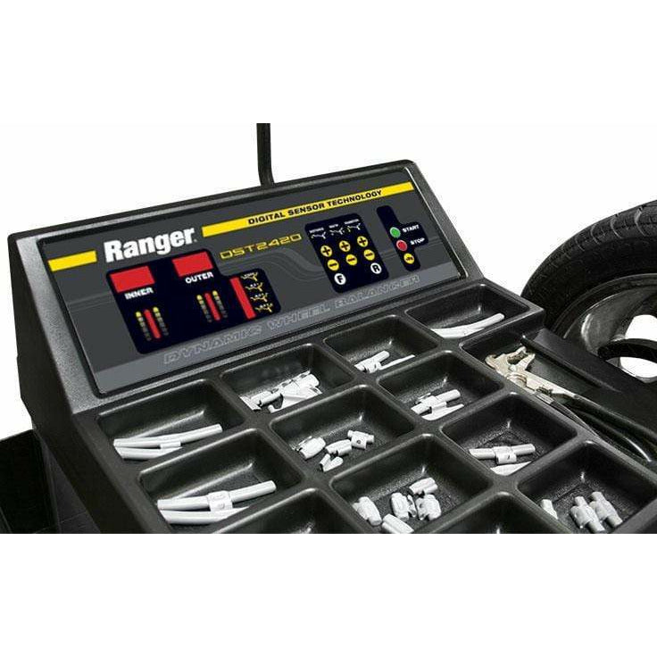 Ranger DST2420 Wheel Balancer 36mm Shaft 30" Maximum Wheel Diameter Capacity Gray-Yellow - 5140156
