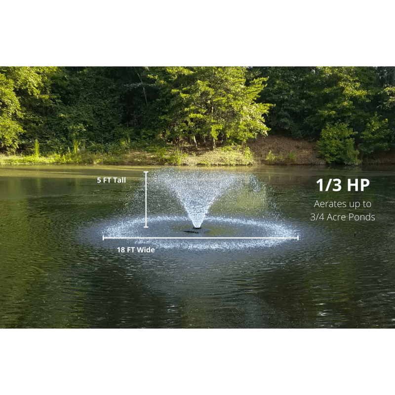 Scott Aerator DA-20 Display Pond Aerator, 1/3HP-3HP