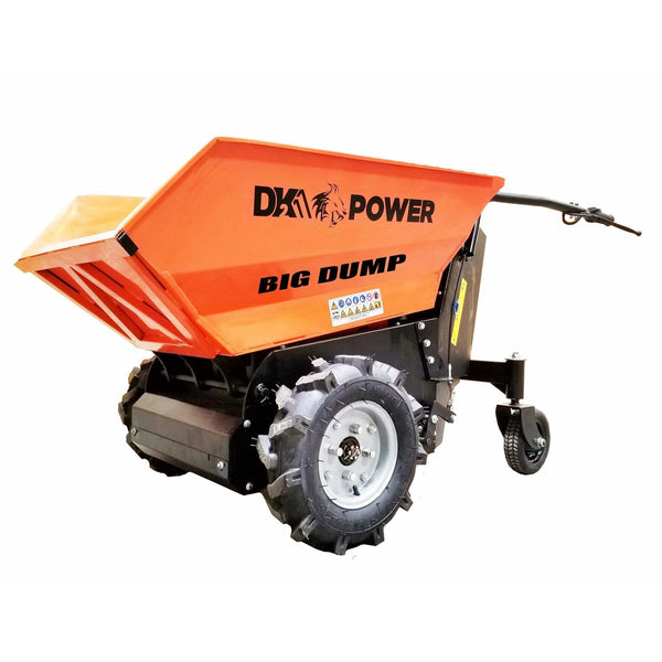 The Dk2 Power All-terrain Electric Powered Dump Cart Moves 1100 Lbs And Includes 2 Quick-change Buckets - OPD811 OPD811