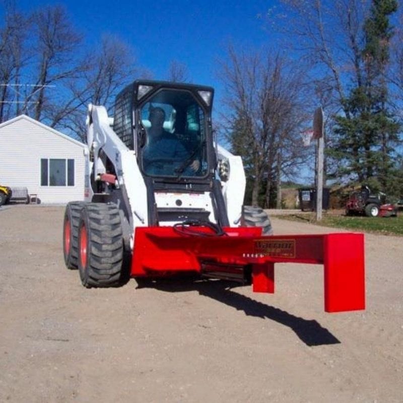 TM Warrior Skid Steer Log Splitter Attachment | TM Manufacturing TM-Warrior-Single