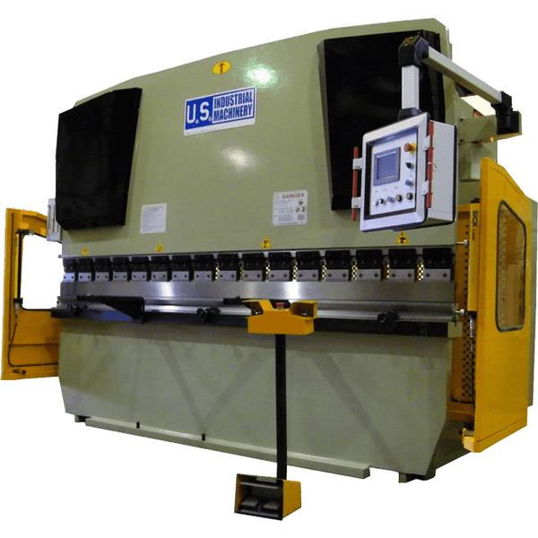 U.S. Industrial Machinery 125 TON x 10’ Hydraulic Press Brake with Graphic CNC - USHB125-10CNC USHB125-10CNC